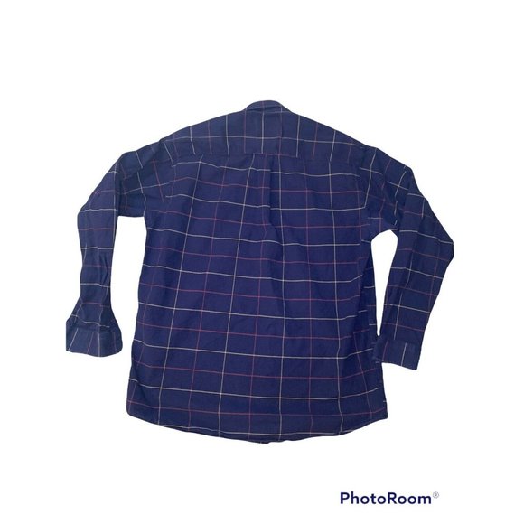 Cinch Men's Multicolor Plaid Long Sleeve Button Down Shirt Size Large - Picture 2 of 4